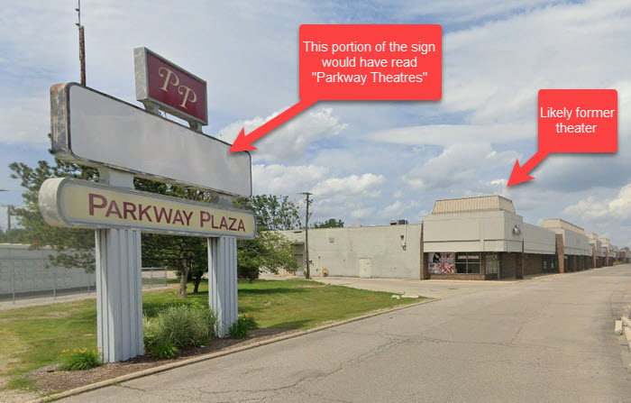 Parkway 1 & 2 - 2019 Street View With Sign And Building Per The Old Ad